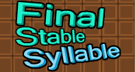 Final Stable Syllable Video