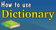 How to use Dictionary Video