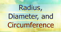 Radius, Diameter, and Circumference Video