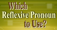 Which Reflexive Pronoun to Use Video