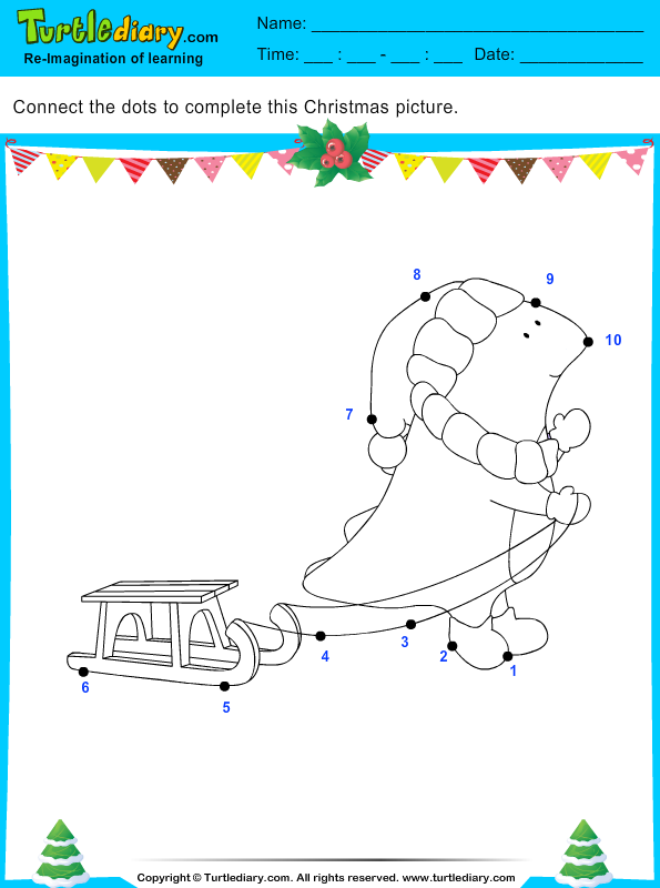  Christmas Connect the Dots by Number Answer
