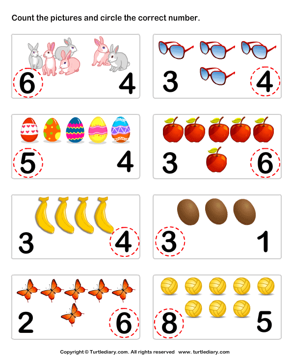 Count Pictures Answer