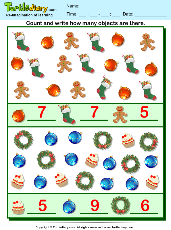 Christmas Counting Answer