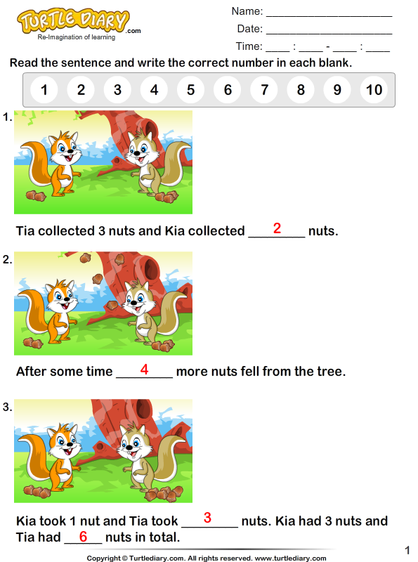 Count Pictures Answer