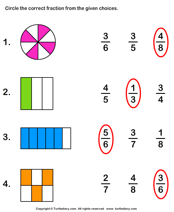 What Fraction Does the Shape Show? Answer