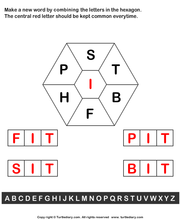 Combine Letters to Make New Words Answer