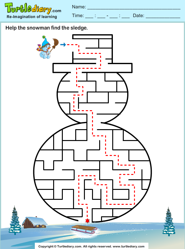 Winter Maze Answer