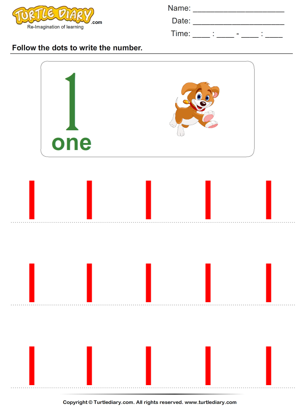 Number Writing Answer