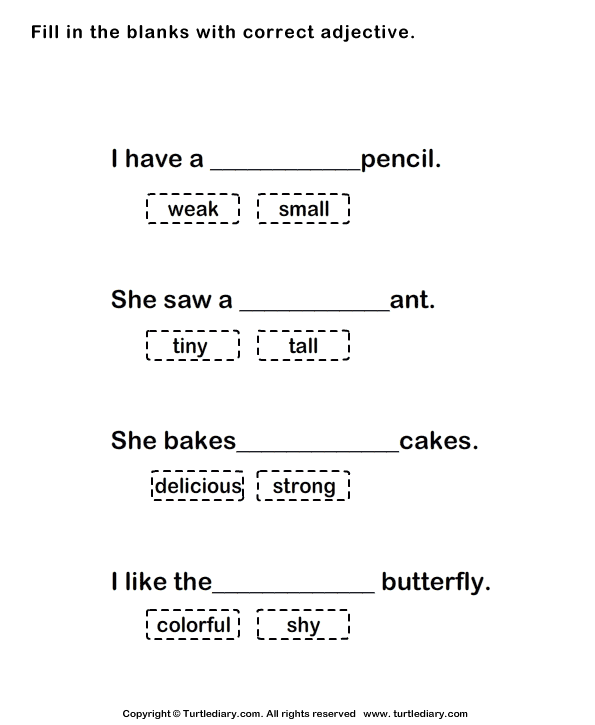 adjectives-fill-in-the-blanks-turtle-diary-worksheet