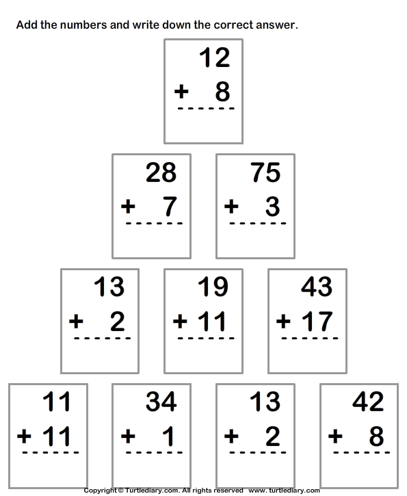 Adding Two Two-digit Numbers