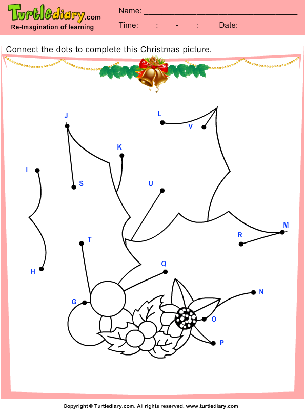 Christmas Connect the Dots by Alphabet