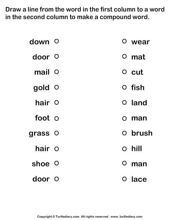 Form Compound Words