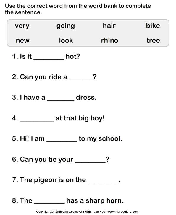 Read and fill the correct words. Worksheets грамматика. Reading 2 класс английский язык с заданиями. English tasks for children. Missing Words Worksheets.