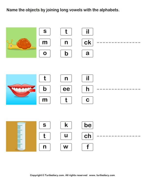 Connect the Long Vowels