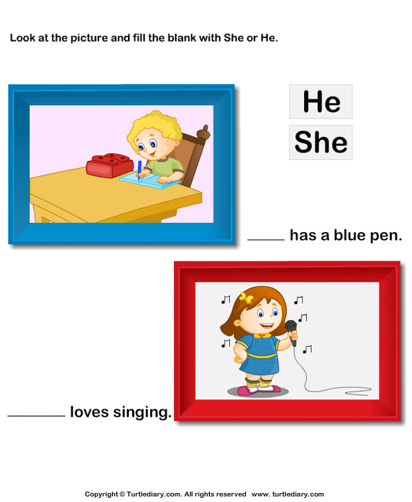 Using 'she' or 'he'