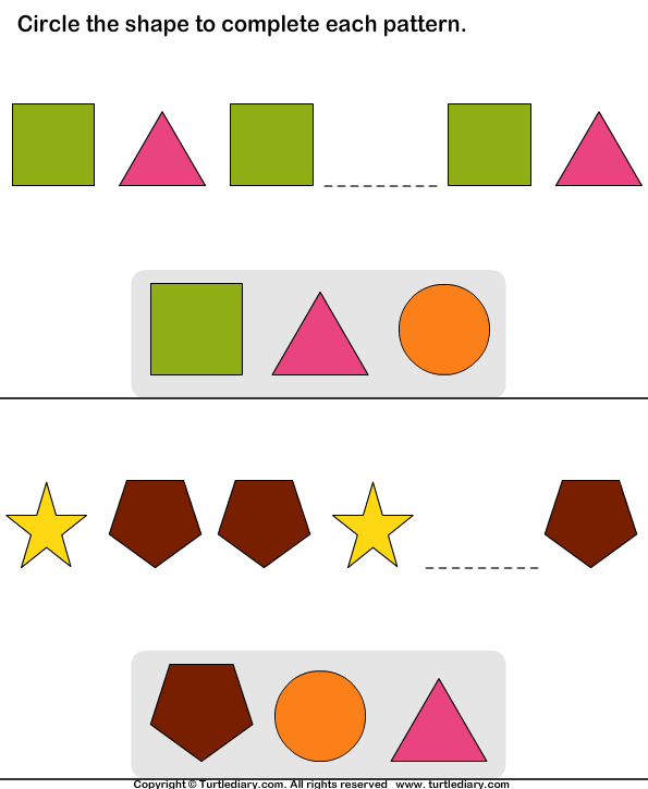 Complete the Missing Pattern