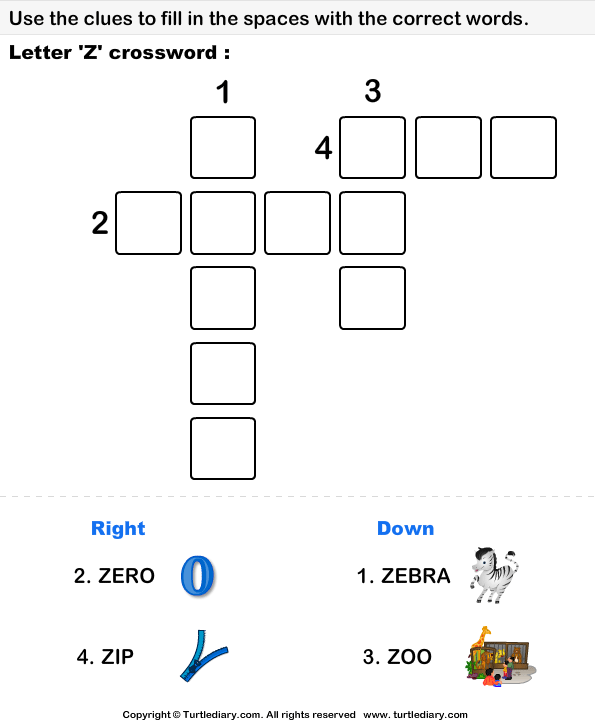 Alphabet Crossword
