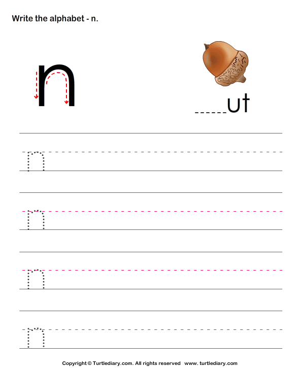 Write Letters in Lower Case (A-z)