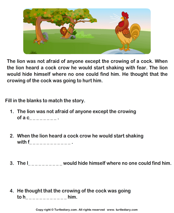 Reading Comprehension Stories