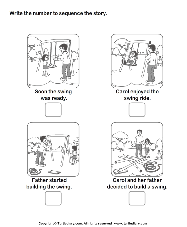 Picture Story Sequence Worksheets