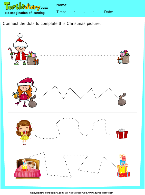 Christmas Tracing Pages