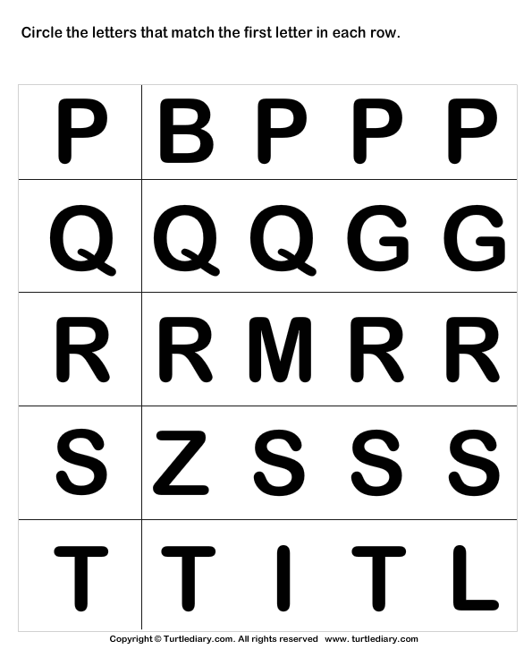 Recognize Letters in Upper Case