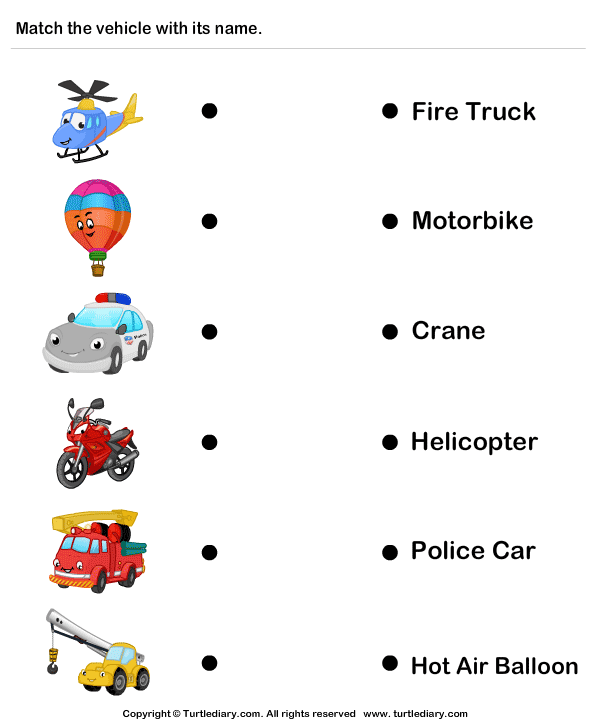 Vehicles - Identify and Match Names