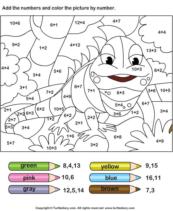 Color by Adding Numbers