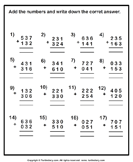 Three-digit Addition - with or Without Regrouping - addition - Second Grade