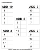 Adding a One-digit Number to a Two-digit Number - addition - First Grade