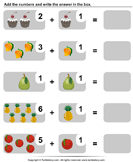 Addition with Objects - addition - Kindergarten