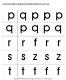 Recognize Letters in Lower Case - alphabet - Preschool