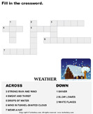 Complete the Crossword Weather