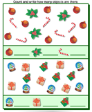 Christmas Counting - christmas - Kindergarten