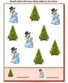 Count How Many Snowman Are There