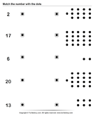 Count the Dots up to Twenty