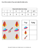 Count Toys and Make Tally Chart