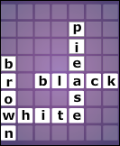 Crossword Puzzles - preposition - First Grade