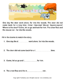 Reading Comprehension Stories - reading - First Grade
