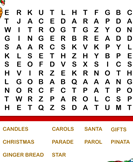 Christmas Word Search - christmas - First Grade