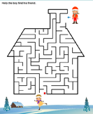 Winter Maze - winter - First Grade