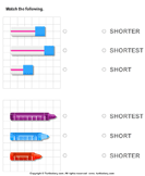 Short, Shorter, Shortest - units-of-measurement - Kindergarten