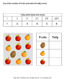 Record Data with Tally Charts - graphing - First Grade