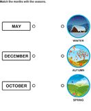 Seasons and Months Matching