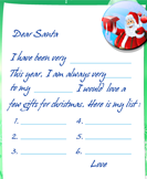 Write a Letter to Santa - christmas - Second Grade