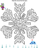 Winter Maze - winter - Second Grade