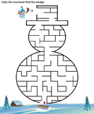 Snowman Maze