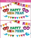 Spot the Differences New Year Banner