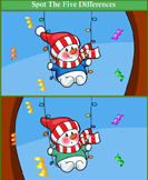 Spot the Differences Snowman in Swing