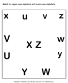 Uppercase and Lowercase Alphabet